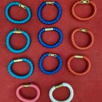 Lotto Braccialetti Elastici Artigianali Nuovi Barb