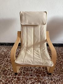 IKEA POÄNG poltroncina bambini