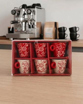 Set 6 tazzine da caffè natalizie Mercury Kitchen