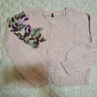 Cardigan donna beige taglia M Benetton