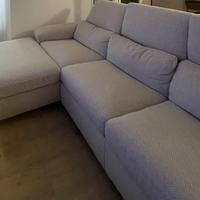 Divano Letto con Chaise Longue Contenitore