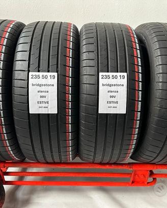4 gomme 235 50 19 Bridgestone