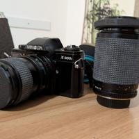 Minolta X-300S con obiettivi e scatole originali