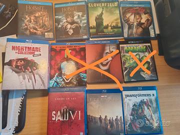 lotto DVD e blu ray