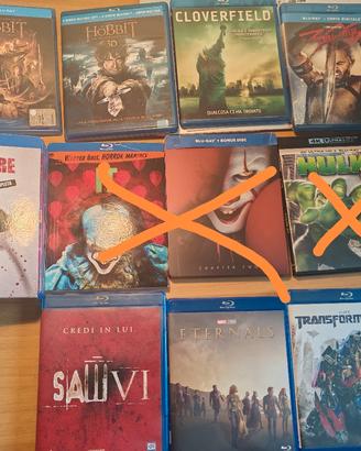 lotto DVD e blu ray