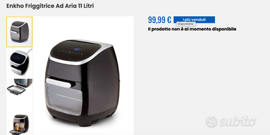 friggitrice ad aria hemko lt 11