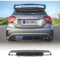 DIFFUSORE MERCEDES CLASSE A W176 AMG 12-18 LOOK A4