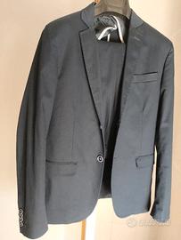 abito uomo taglia 46 blu made in Italy come nuovo 