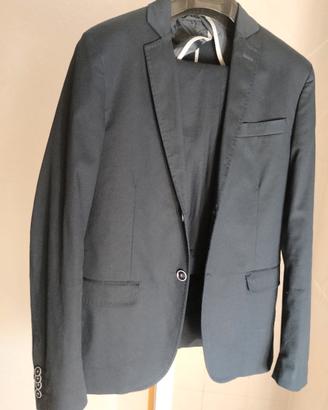 abito uomo taglia 46 blu made in Italy come nuovo 