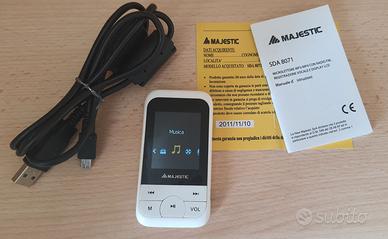 Microlettore Majestic MP3/MP4