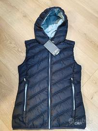 Giacca piumino smanicato Hoodie CMP S nuovo