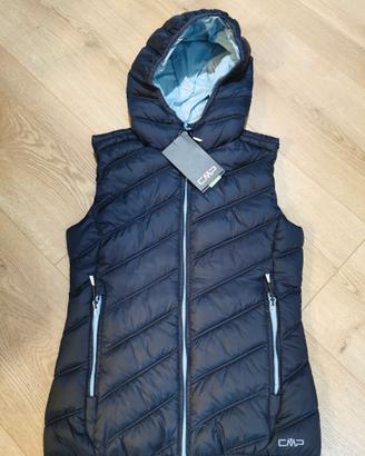 Giacca piumino smanicato Hoodie CMP S nuovo