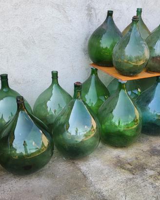 Damigiane d'epoca x arredamento 