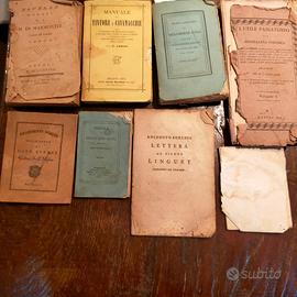 3° Lotto libri e opuscoli antichi