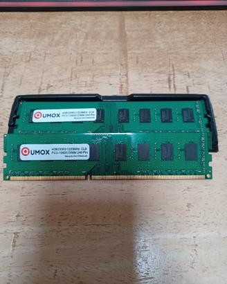 Coppia di Qumox 4GB DDR3