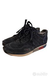 Scarpe Uomo Cesare Paciotti 4US – in Camoscio Blu