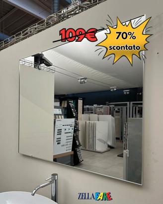 specchio filo lucido 70x100