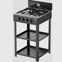 CUCINOTTO DA CAMPEGGIO CUCINA 4 FUOCHI NERO