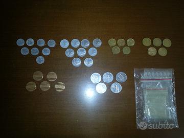 32MoneteLireItalianeVariFormatiDagliAnni50Ai90e5Ge