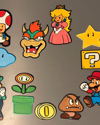 Kit Creativo Super Mario da Colorare