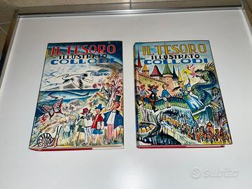 IL TESORO ILLUSTRATO COLLODI - 2 VOLUMI