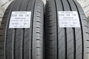 2 PNEUMATICI 235/55 R18 GOODYEAR ESTIVE SEMINUOVE
