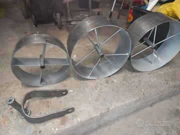 ruote inox per carrello spiaggia