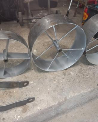 ruote inox per carrello spiaggia