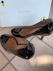 Décolleté nere lucide n.39