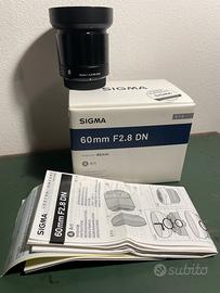 Sigma Art 60 2.8 DN per micro 4/3