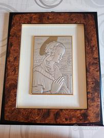 Capoletto in Argento di Madonna con Bambino