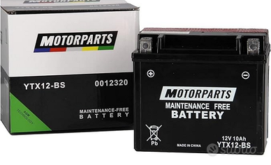 BATTERIA  MINARELLI MOTO YTX12-BS 12V 10AH