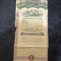 Spagna raro titolo azionario storico.