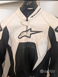 giacca moto alpinestar tech 1-r taglia 52