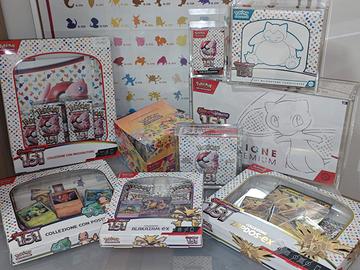 Set completo pokemon 151 sigillato in italiano