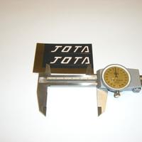 Laverda 1000 Jota / distintivo fianchetto laterale
