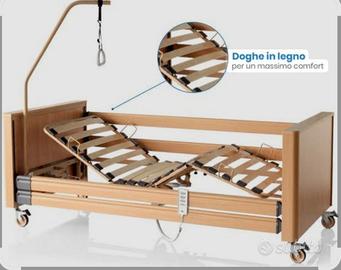 Letto ospedaliero elettrico per anziani e disabili
