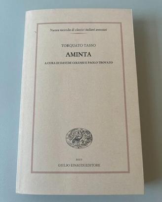 Libro Tasso Aminta Nuovo