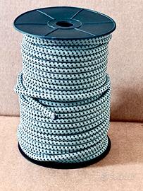 Corda elasticizzata 8 mm lunga 35 metri grigia