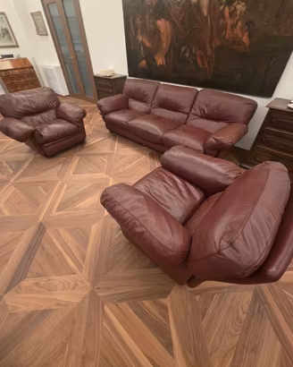 Divano + 2 poltrone Frau modello Poppy