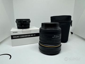 Sigma  obiettivo 8mm  f/3.5  EX DG  fisheye