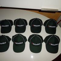 3CappelliTuttiNuoviUgualiOriginaliMarca"Heineken"M