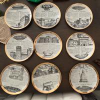 Piatti da collezione Piero Fornasetti anni 60