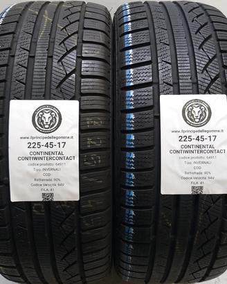 2 GOMME 225 45 17 CONTINENTAL A64911