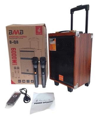 Cassa bluetooth portatile karaoke 6000 watt pmpo 
