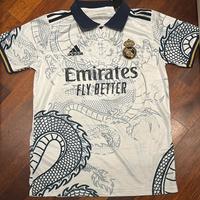 Maglia da calcio Taglia S Real Madrid Bianca Drago