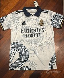 Maglia da calcio Taglia S Real Madrid Bianca Drago