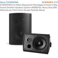 COPPIA Diffusori STUDIOFINIX 6.5