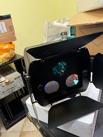 Effetto luce comandabile in sia analogico che dmx