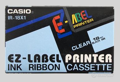4 Nastri per etichettatrice CASIO IR-18X1